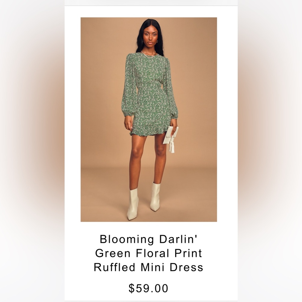 NWT LULUS floral dress